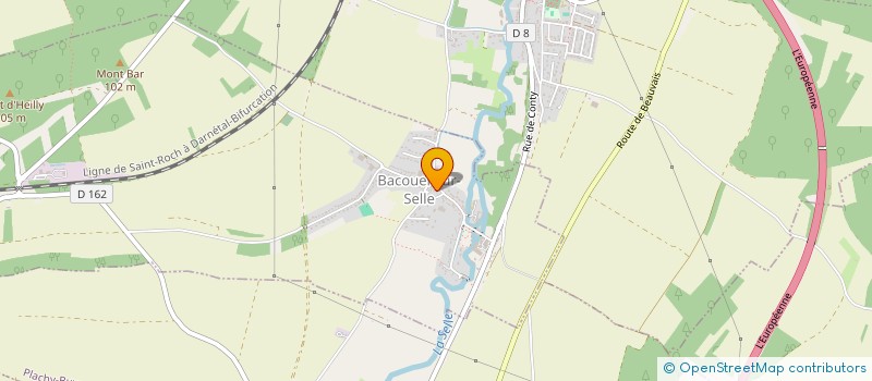 localisation de l'entreprise COMMUNE DE BACOUEL SUR SELLE  BACOUEL-SUR-SELLE