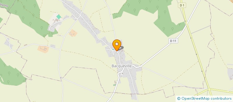 localisation de l'entreprise COMMUNE DE BACQUEVILLE  BACQUEVILLE