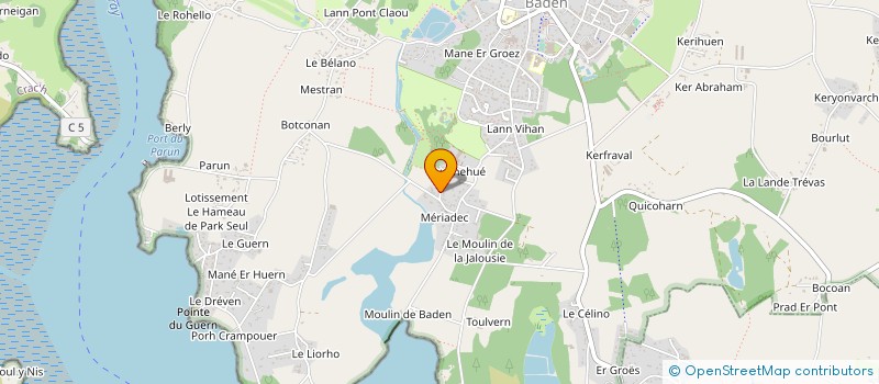 localisation de l'entreprise COMMUNE DE BADEN à BADEN