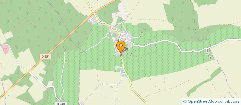 localisation de l'entreprise COMMUNE DE BAGNEUX  BAGNEUX