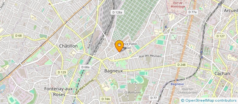 localisation de l'entreprise COMMUNE DE BAGNEUX à BAGNEUX