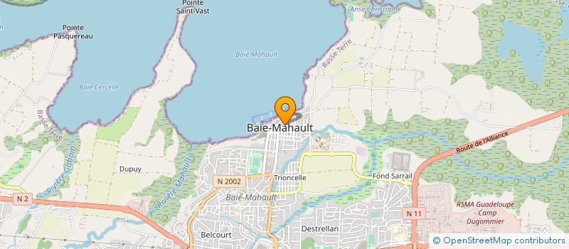 localisation de l'entreprise COMMUNE DE BAIE-MAHAULT à BAIE MAHAULT