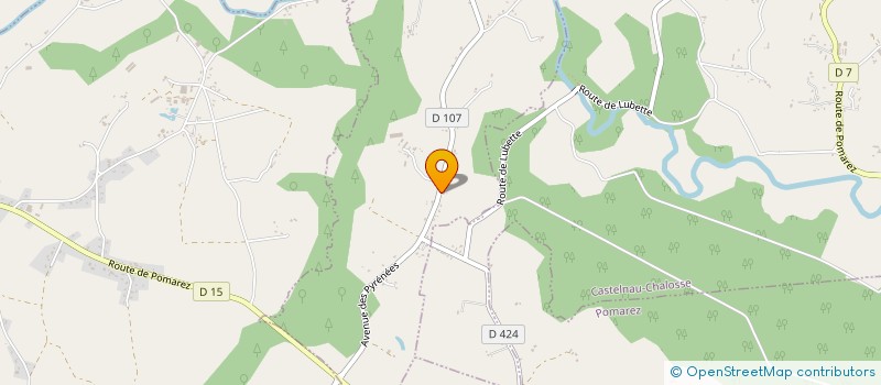 localisation de l'entreprise COMMUNE DE BAIGTS  BAIGTS