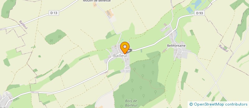 localisation de l'entreprise COMMUNE DE BAILLEUL  BAILLEUL