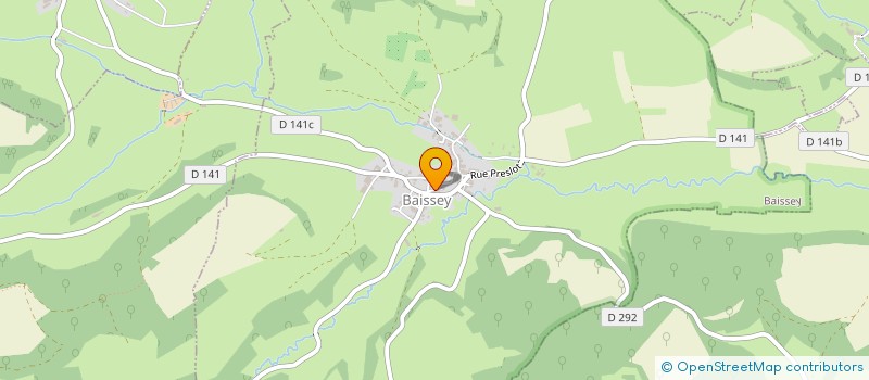 localisation de l'entreprise COMMUNE DE BAISSEY à BAISSEY