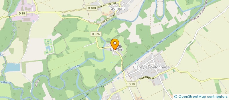 localisation de l'entreprise COMMUNE DE BALHAM  BALHAM