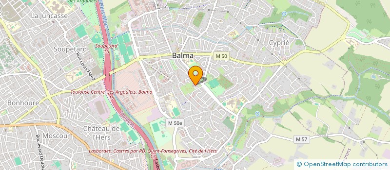 localisation de l'entreprise COMMUNE DE BALMA à BALMA
