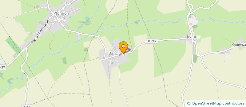localisation de l'entreprise COMMUNE DE BANCIGNY  BANCIGNY