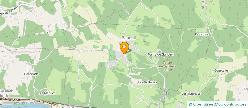 localisation de l'entreprise COMMUNE DE BANEUIL  BANEUIL