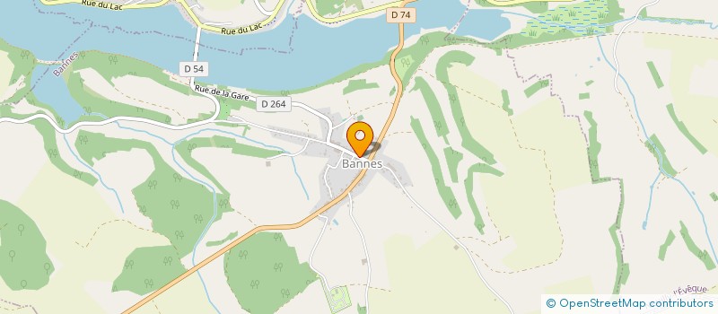 localisation de l'entreprise COMMUNE DE BANNES à BANNES