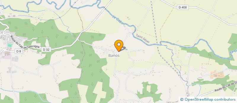 localisation de l'entreprise COMMUNE DE BANOS  BANOS