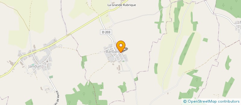 localisation de l'entreprise COMMUNE DE BARBAISE  BARBAISE