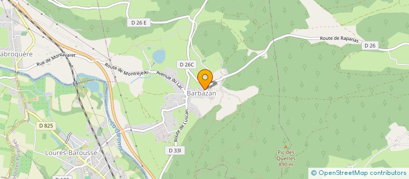 localisation de l'entreprise COMMUNE DE BARBAZAN à BARBAZAN