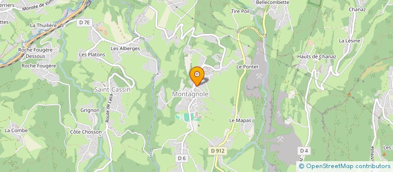 localisation de l'entreprise COMMUNE DE BARBERAZ  BARBERAZ