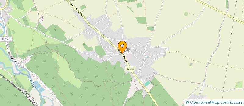 localisation de l'entreprise COMMUNE DE BARC  BARC