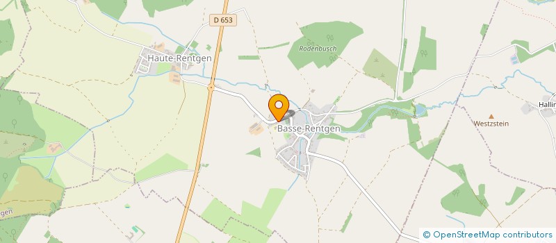 localisation de l'entreprise COMMUNE DE BASSE RENTGEN  BASSE-RENTGEN