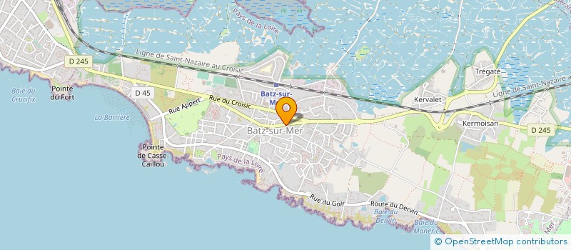 localisation de l'entreprise COMMUNE DE BATZ-SUR-MER à BATZ-SUR-MER