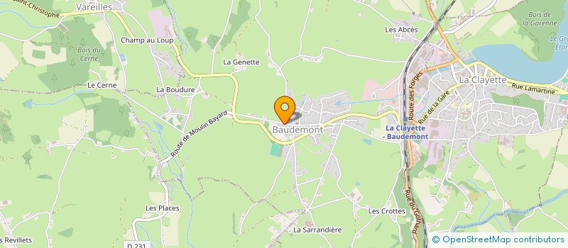 localisation de l'entreprise COMMUNE DE BAUDEMONT à BAUDEMONT