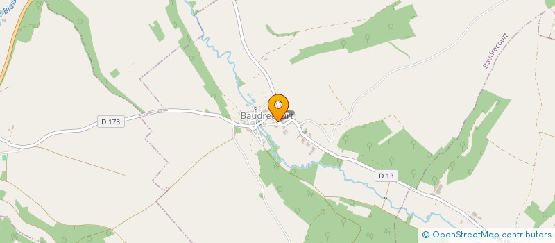 localisation de l'entreprise COMMUNE DE BAUDRECOURT à BAUDRECOURT