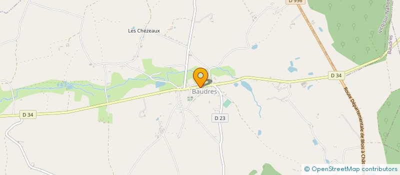 localisation de l'entreprise COMMUNE DE BAUDRES à BAUDRES