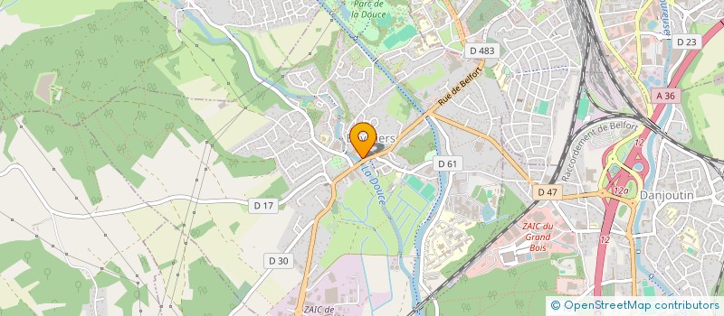 localisation de l'entreprise COMMUNE DE BAVILLIERS à BAVILLIERS