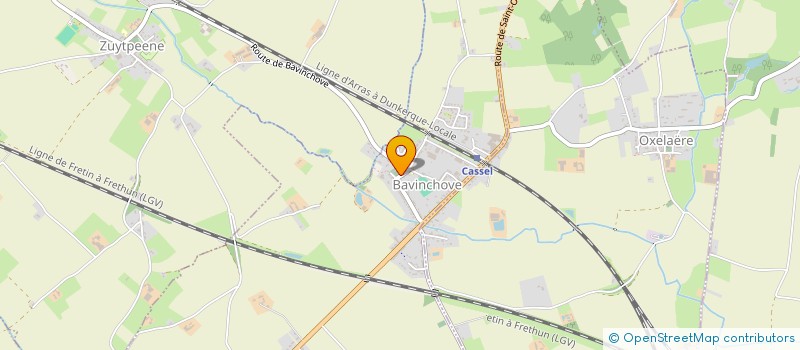 localisation de l'entreprise COMMUNE DE BAVINCHOVE  BAVINCHOVE