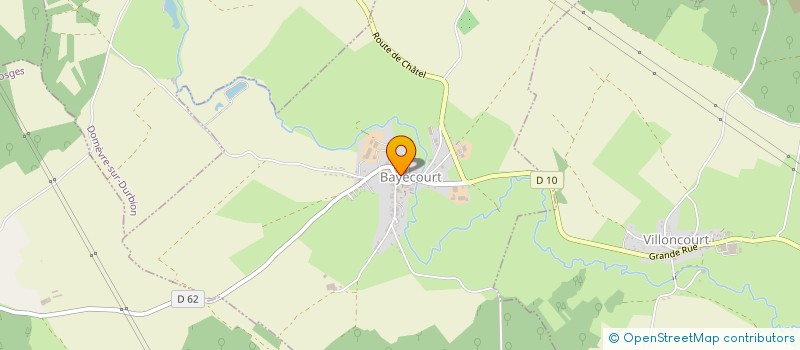 localisation de l'entreprise COMMUNE DE BAYECOURT  BAYECOURT