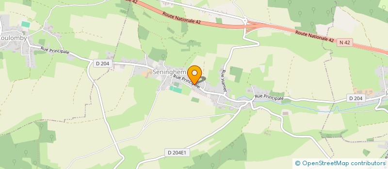 localisation de l'entreprise COMMUNE DE BAYENGHEM LES SENINGHEM  BAYENGHEM-LES-SENINGHEM