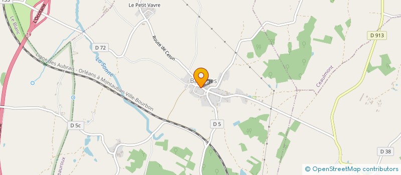 localisation de l'entreprise COMMUNE DE BAZAIGES à BAZAIGES
