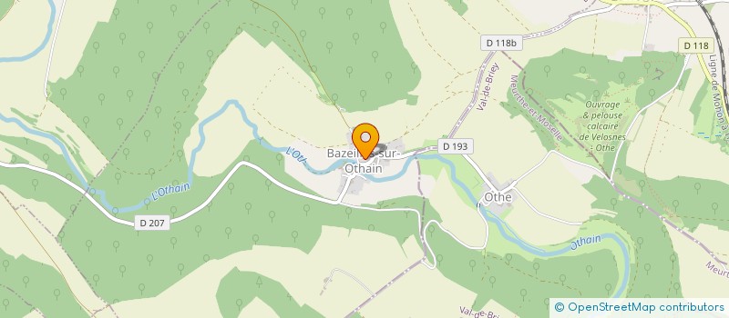 localisation de l'entreprise COMMUNE DE BAZEILLES SUR OTHAIN à BAZEILLES-SUR-OTHAIN
