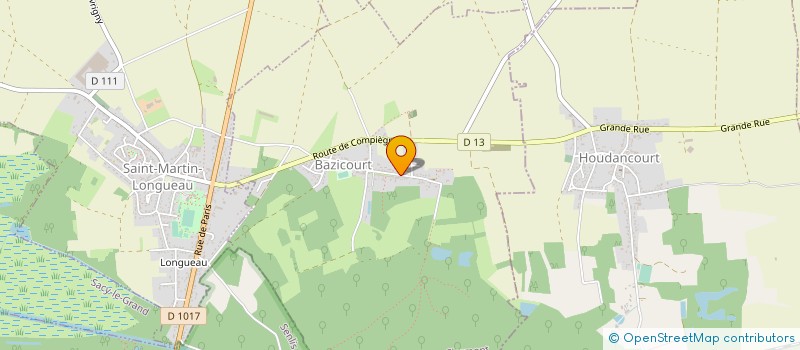 localisation de l'entreprise COMMUNE DE BAZICOURT à BAZICOURT