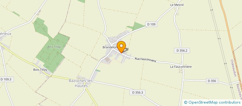 localisation de l'entreprise COMMUNE DE BAZOCHES LES HAUTES à BAZOCHES-LES-HAUTES