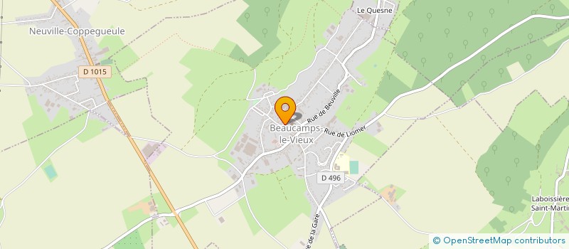 localisation de l'entreprise COMMUNE DE BEAUCAMPS LE VIEUX  BEAUCAMPS-LE-VIEUX