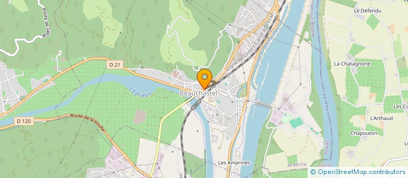 localisation de l'entreprise COMMUNE DE BEAUCHASTEL à BEAUCHASTEL