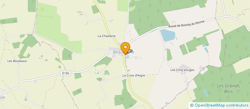 localisation de l'entreprise COMMUNE DE BEAUCHENE  BEAUCHENE