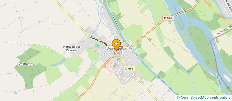 localisation de l'entreprise COMMUNE DE BEAULIEU SUR LOIRE à BEAULIEU-SUR-LOIRE