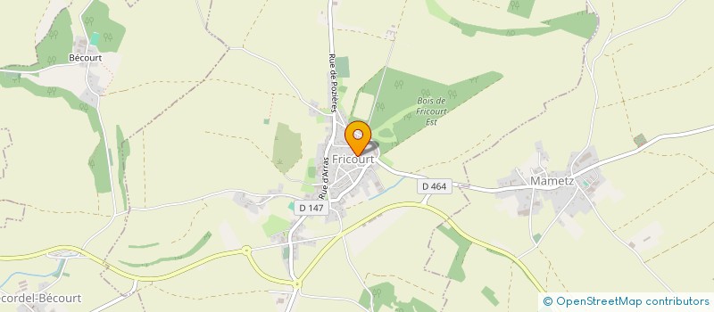 localisation de l'entreprise COMMUNE DE BEAUMONT HAMEL  BEAUMONT-HAMEL