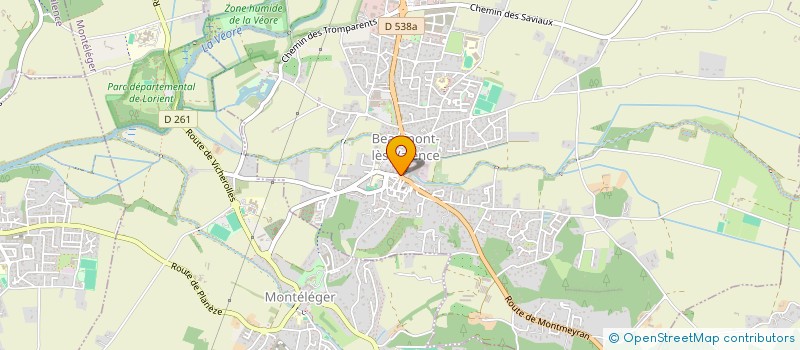 localisation de l'entreprise COMMUNE DE BEAUMONT-LES-VALENCE à BEAUMONT-LES-VALENCE