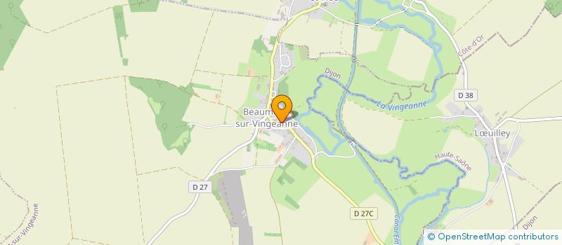 localisation de l'entreprise COMMUNE DE BEAUMONT SUR VINGEANNE à BEAUMONT-SUR-VINGEANNE