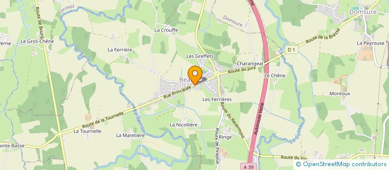 localisation de l'entreprise COMMUNE DE BEAUPONT à BEAUPONT