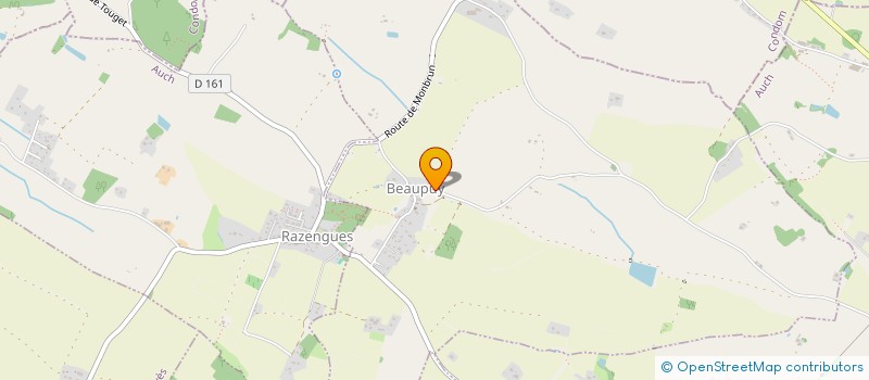 localisation de l'entreprise COMMUNE DE BEAUPUY  BEAUPUY