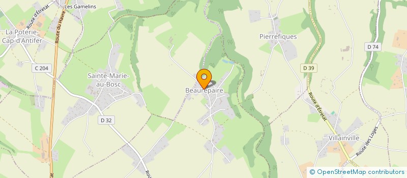localisation de l'entreprise COMMUNE DE BEAUREPAIRE  BEAUREPAIRE