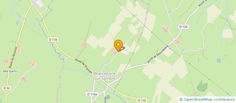 localisation de l'entreprise COMMUNE DE BEAUREPAIRE SUR SAMBRE à BEAUREPAIRE-SUR-SAMBRE