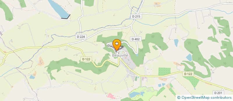 localisation de l'entreprise COMMUNE DE BEAUVILLE  BEAUVILLE