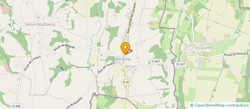 localisation de l'entreprise COMMUNE DE BEDEILLE  BEDEILLE