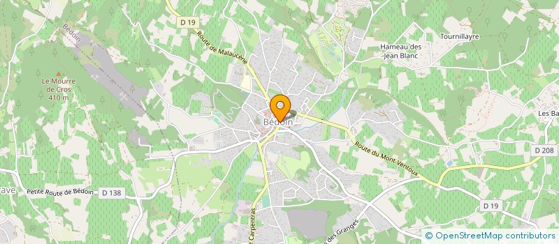 localisation de l'entreprise COMMUNE DE BEDOIN à BEDOIN