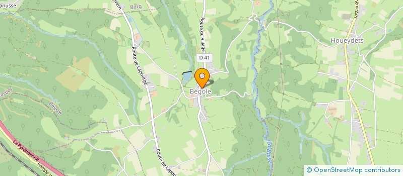 localisation de l'entreprise COMMUNE DE BEGOLE  BEGOLE