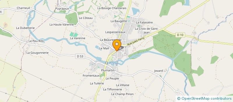 localisation de l'entreprise COMMUNE DE BELABRE à BELABRE