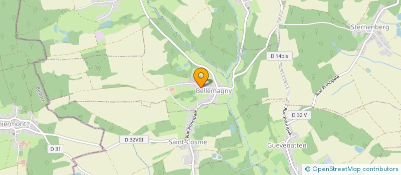 localisation de l'entreprise COMMUNE DE BELLEMAGNY à BELLEMAGNY
