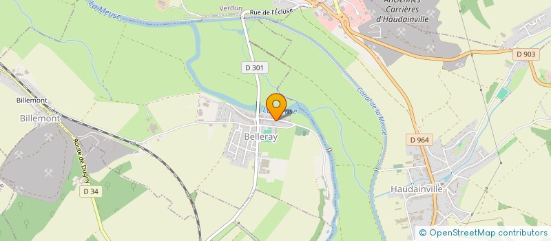 localisation de l'entreprise COMMUNE DE BELLERAY à BELLERAY